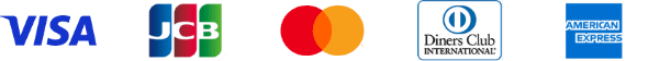 VISA/JCB/Mastercard/DinersClub/AMERICANEXPRESS